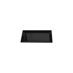 Plat glacière mélamine noir 30 x 16,8 x 2 cm