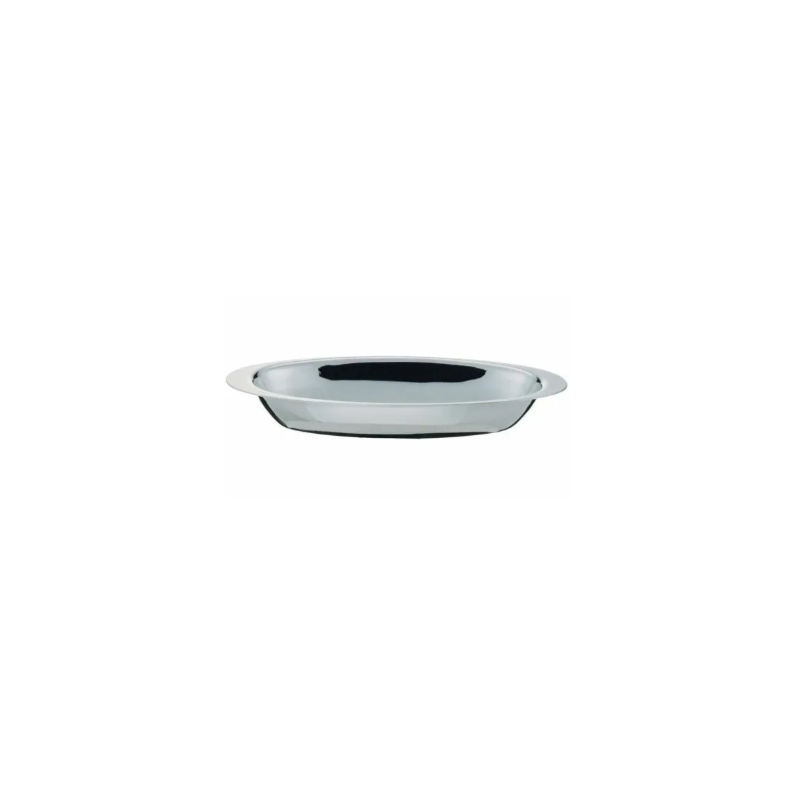 Plat gratin ovale inox 28,5 x 16,5 x 4 cm