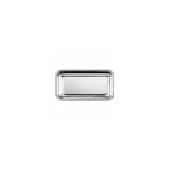 Plat gratin rectangulaire inox 28 x 15 x 4 cm