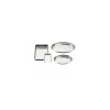 Plat gratin rectangulaire inox 37 x 25 x 4 cm