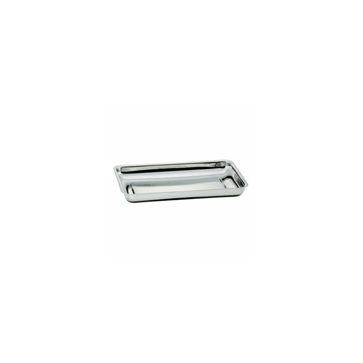 Plat gratin rectangulaire inox 37 x 25 x 4 cm