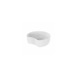 Plat mélamine Crescent blanc 30 x 27,8 x 10 cm