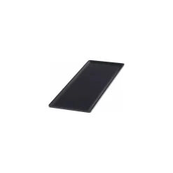 Plat mélamine noir Vestah GN 2/4 H. 1,2 cm