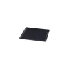 Plat mélamine noir Vestah GN 1/2 H. 1,2 cm