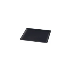 Plat mélamine noir Vestah GN 1/2 H. 1,2 cm