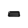 Plat octogonal mélamine noir 34 x 23 x 3 cm