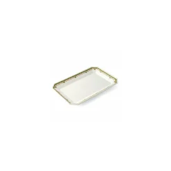 Plat octogonal mélamine Pompadour 34 x 23 x 3 cm