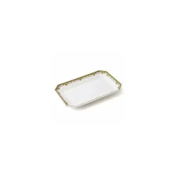 Plat octogonal mélamine Pompadour 32 x 20 x 3 cm