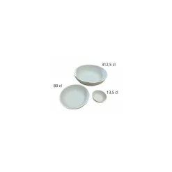 Plat oursin céramique non émaillée 312,5 cl - par 4