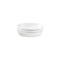 Plat ovale empilable porcelaine 19 cm - par 6