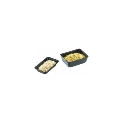Plat plexi GN 1/4 noir H. 1,7 cm 26,5 x 16,2 cm
