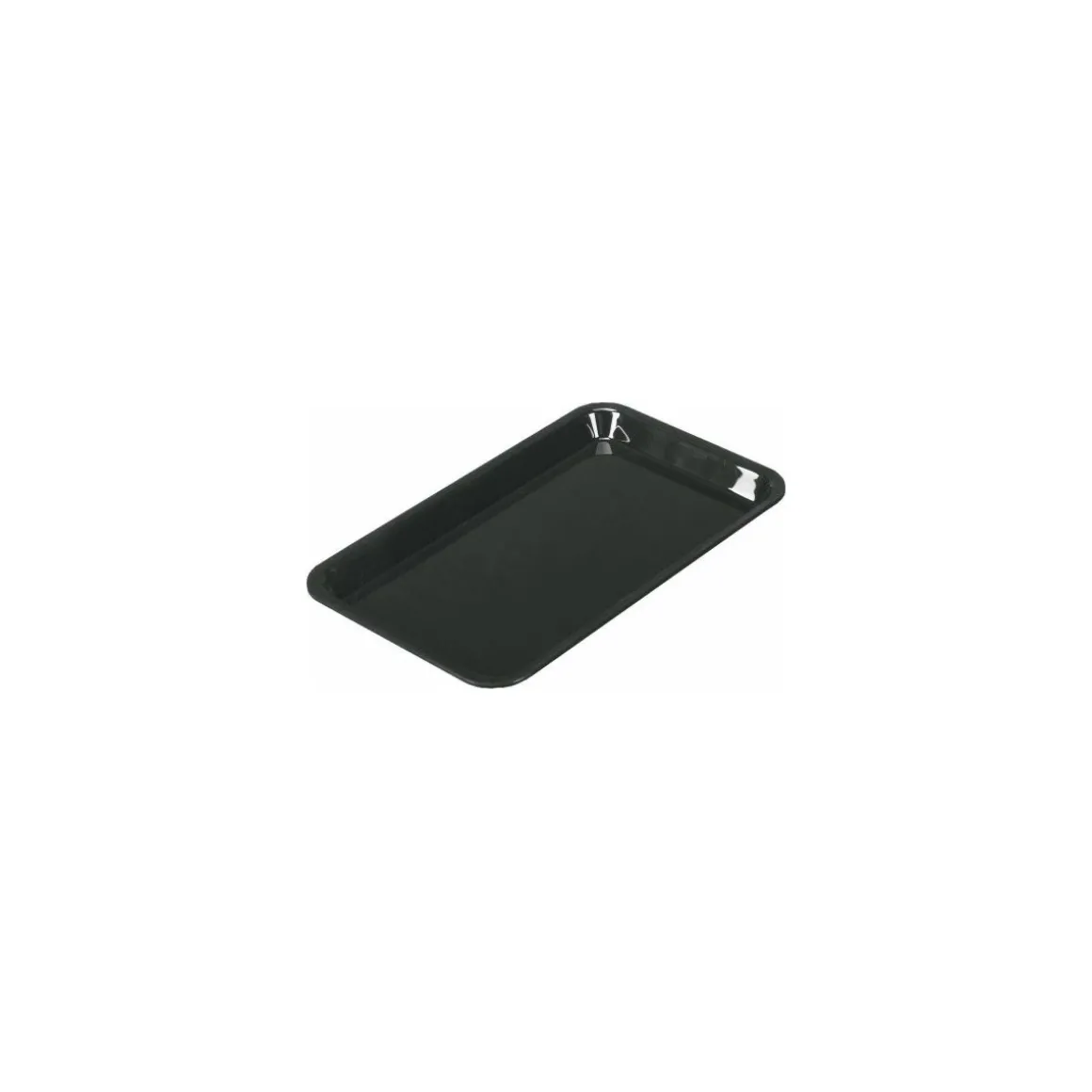 Plat plexi GN 1/4 noir H. 1,7 cm 26,5 x 16,2 cm