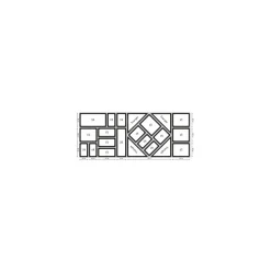 Plat plexi GN 1/2 noir 26,5 x 32,5 x 2 cm
