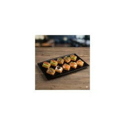 Plat présentation PS noir 36 x 25,3 mm - par 5