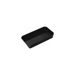 Plat ravier mélamine noir 26 x 14,2 x 4,5 cm
