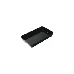 Plat ravier mélamine noir 33,5 x 20 x 4,5 cm