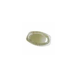 Plat traiteur ovale en aluminium 55 x 36 cm - par 10