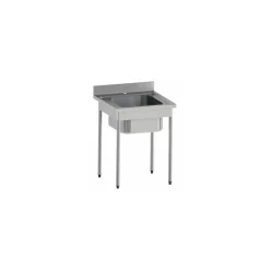 Plonge inox bac 75 L - L. 70 x P. 70 x H. 90 cm