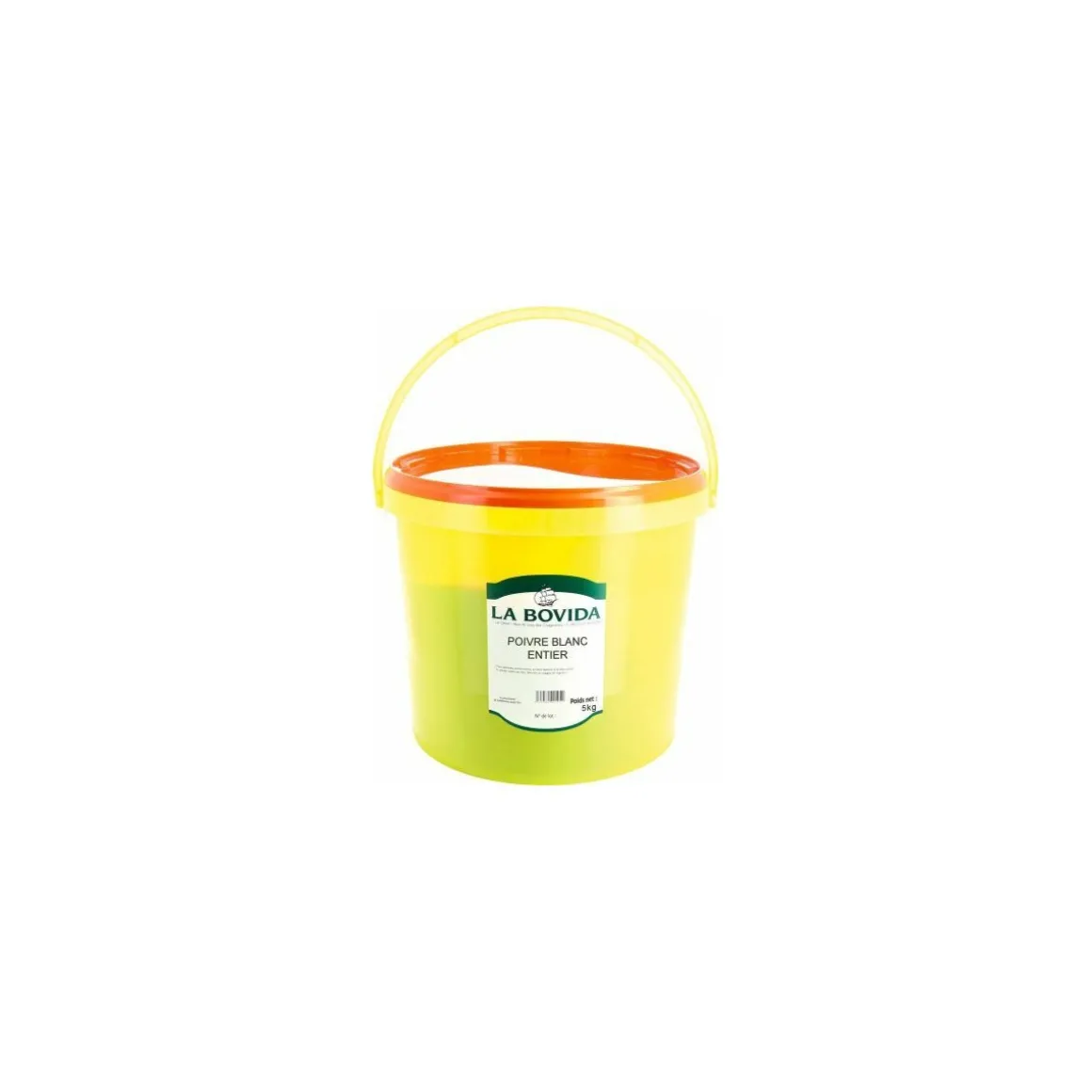 Poivre blanc entier - par 5 kg
