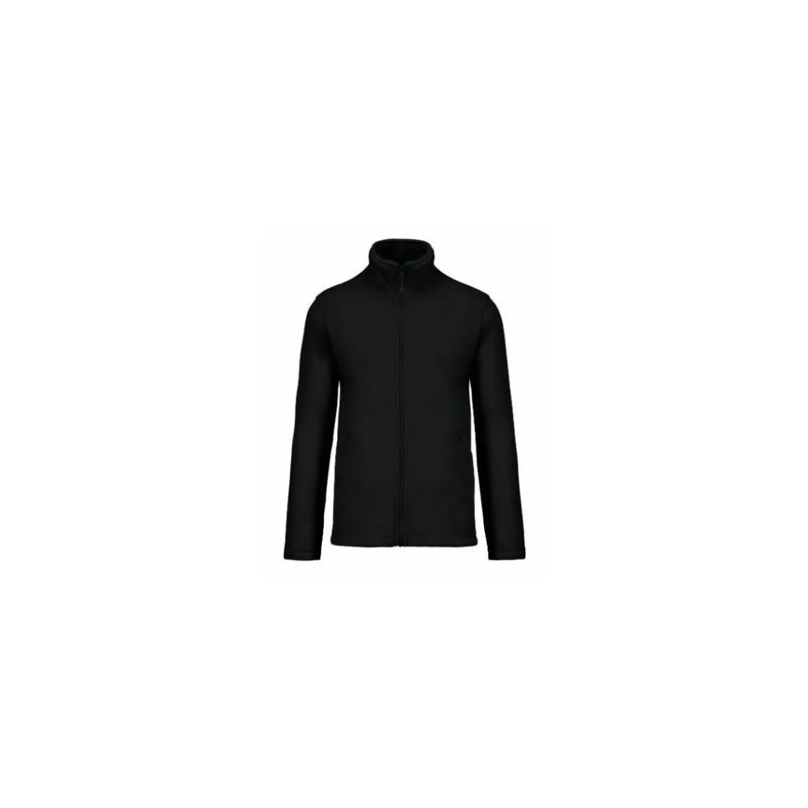 Polaire homme manches longues noire taille XXL