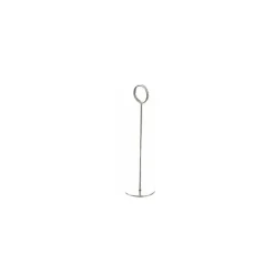 Porte étiquette inox à pied 12 cm - par 10