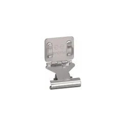 Porte étiquette à pince en métal chromé 5,8 x 3,3 cm - par 10