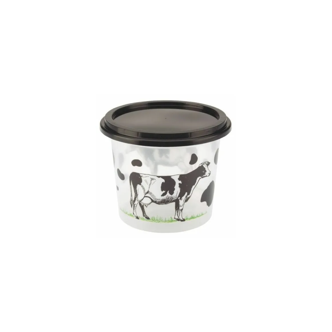 Pot à crème fraiche décor vache 50 cl - par 250