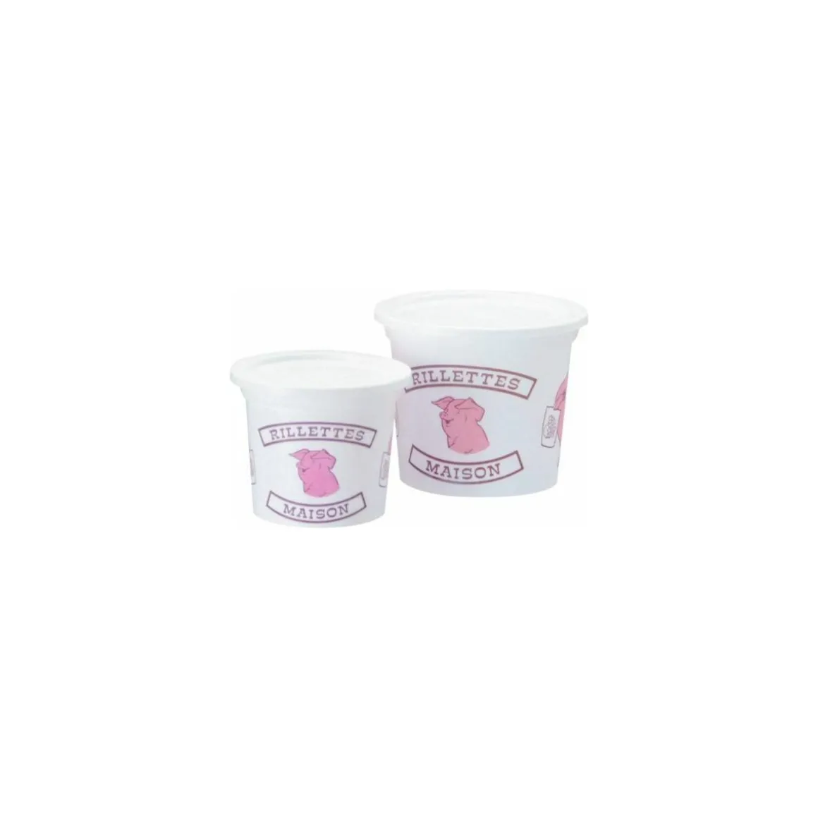 Pot de rillette porc maison blanc 250 ml - par 250
