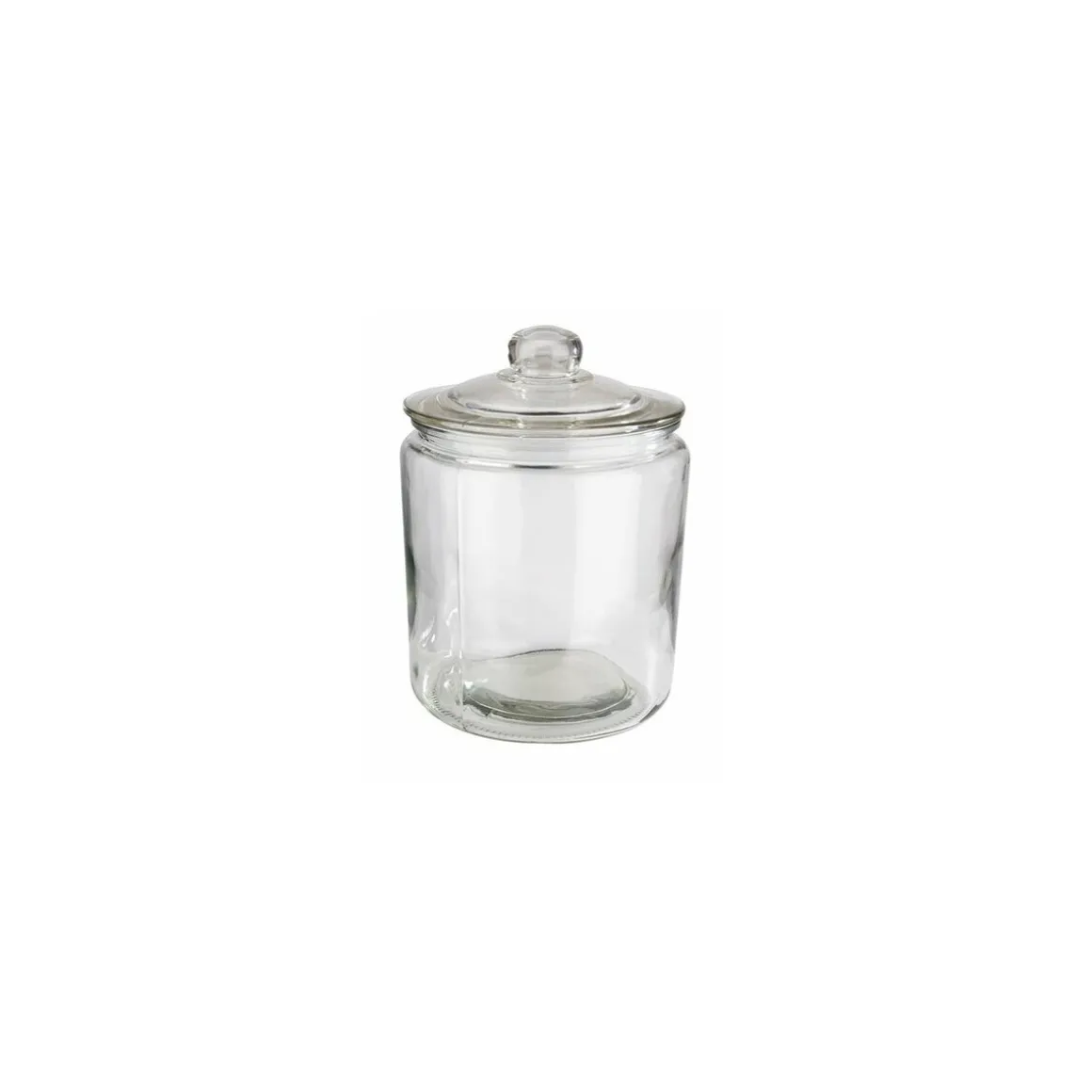 Pot en verre 4L avec couvercle ø 18 cm