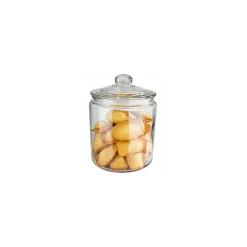 Pot en verre 4L avec couvercle ø 18 cm