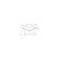 Pot FRESHIPACK cristal 500 ml avec couvercle - par 30
