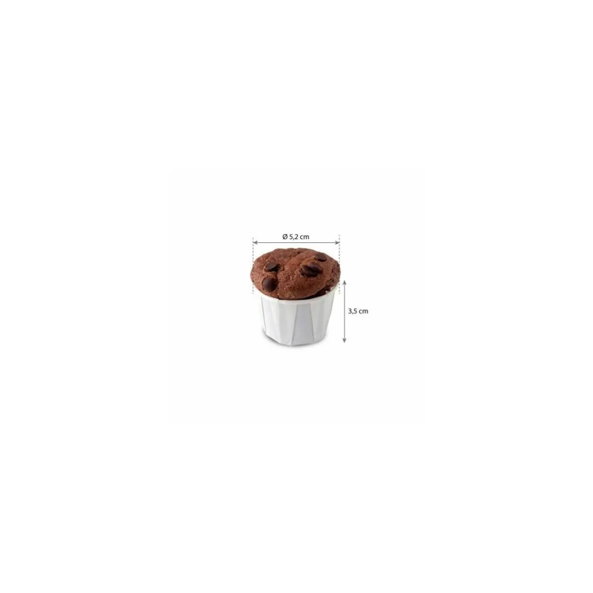 Pot papier plissé ingraissable 60 ml - par 250