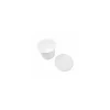 Pot plastique PP avec couvercle 500 ml - par 250