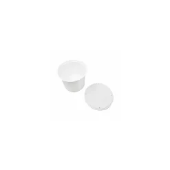 Pot plastique PP avec couvercle 500 ml - par 250