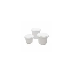 Pot plastique PP avec couvercle 250 ml - par 250
