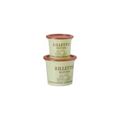 Pot rillettes maison beige 125 ml - par 250