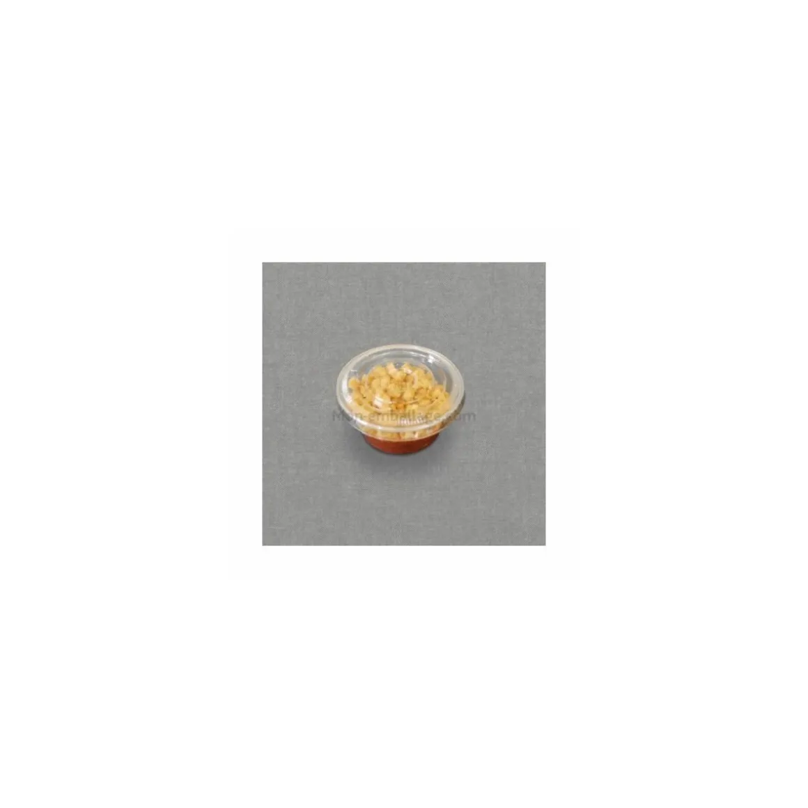 Pot à sauce plastique transparent Delipack 100 ml - par 100