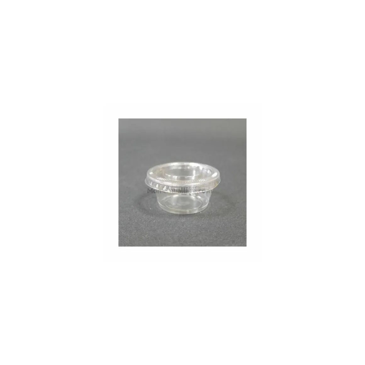 Pot à sauce plastique transparent Delipack 60 ml - par 100