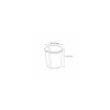 Pot Tusipack PET cristal 750 ml - par 50