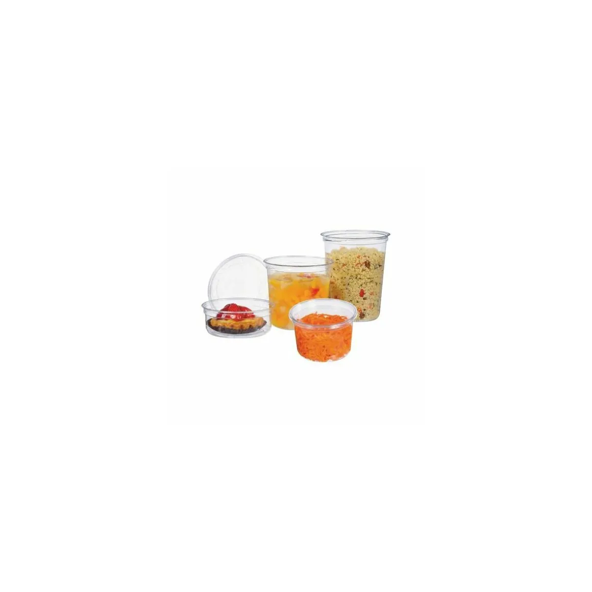 Pot Tusipack PET cristal 250 ml - par 50