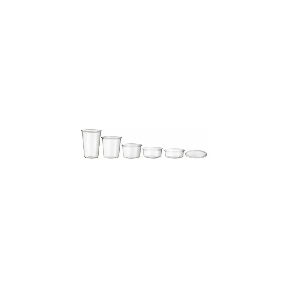 Pot Tusipack PET cristal 250 ml - par 50