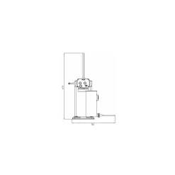 Poussoir manuel vertical 13 L PV13P