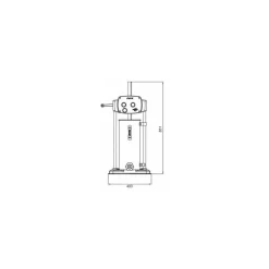 Poussoir manuel vertical 13 L PV13P