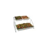 Présentoir inox 2 bacs GN 1/1