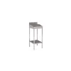 Pupitre inox sur pieds avec couvercle