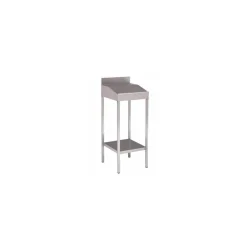 Pupitre inox sur pieds avec couvercle