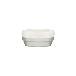 Ravier carré copolyester blanc 25 cl - par 6