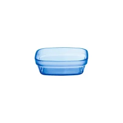 Ravier carré copolyester bleu 25 cl - par 6