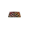 Ravier 1/4 de cercle ABS noir 28 x 28 x 4 cm