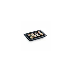 Ravier noir sushi et produits frais Quadripack + couvercle 17 x 10,5 cm - par 25